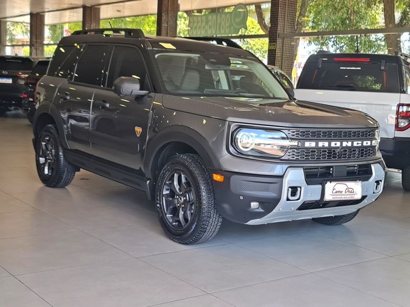 Ford BRONCO SPORT 2.0 ECOBOOST GASOLINA BADLANDS 4X4 SELECTSHIFT 2025/2025 CARRO DEZ NOVO HAMBURGO / Carros no Vale