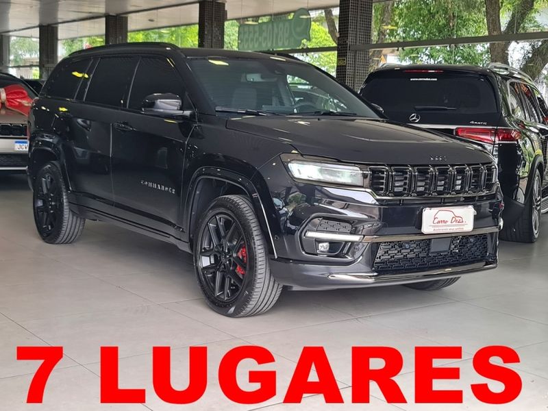 JEEP COMMANDER 2.0 HURRICANE 4 TURBO GASOLINA BLACKHAWK AT9 2024/2025 CARRO DEZ NOVO HAMBURGO / Carros no Vale