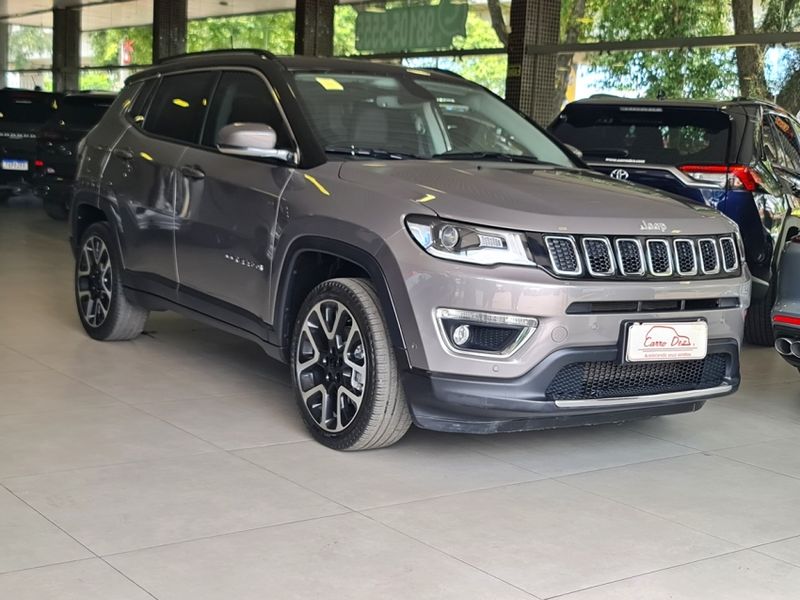 JEEP COMPASS 2.0 16V FLEX LIMITED AUTOMÁTICO 2020/2021 CARRO DEZ NOVO HAMBURGO / Carros no Vale