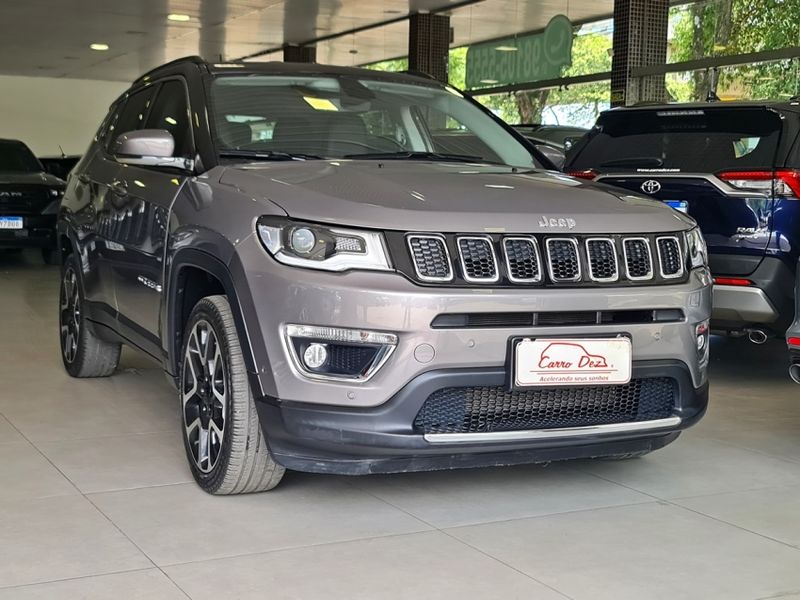 JEEP COMPASS 2.0 16V FLEX LIMITED AUTOMÁTICO 2020/2021 CARRO DEZ NOVO HAMBURGO / Carros no Vale
