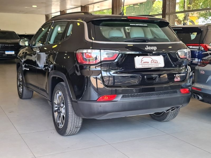 JEEP COMPASS 2.0 16V FLEX LIMITED AUTOMÁTICO 2018/2018 CARRO DEZ NOVO HAMBURGO / Carros no Vale