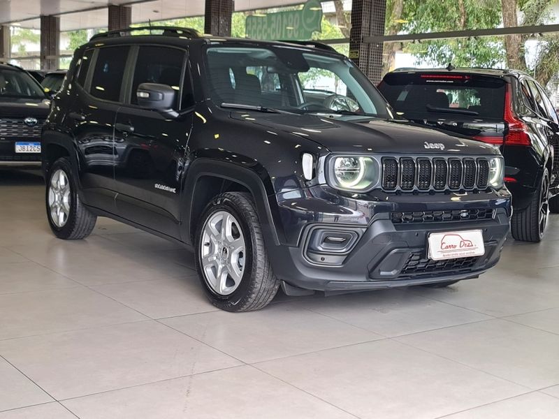JEEP RENEGADE 1.3 T270 TURBO FLEX SPORT AT6 2023/2024 CARRO DEZ NOVO HAMBURGO / Carros no Vale