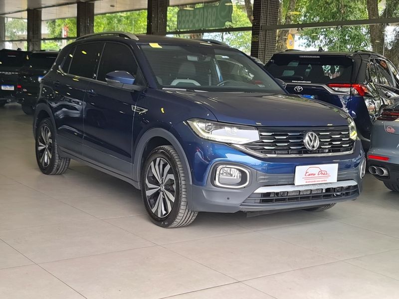 Volkswagen T-CROSS 1.4 250 TSI TOTAL FLEX HIGHLINE AUTOMÁTICO 2020/2021 CARRO DEZ NOVO HAMBURGO / Carros no Vale