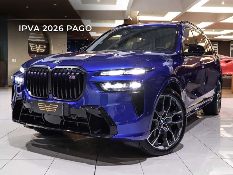 BMW X7 4.4 V8 GASOLINA M60i STEPTRONIC 2024/2025 VIA BELLA VEÍCULOS ESPECIAIS CAXIAS DO SUL / Carros no Vale
