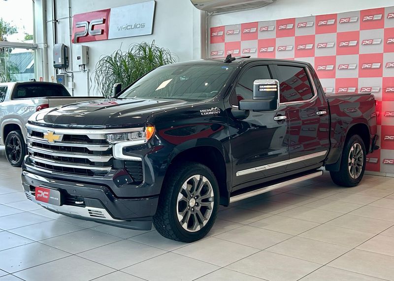 CHEVROLET Silverado High Country 5.3 V8 AWD 2023/2024 PC VEÍCULOS SANTA CRUZ DO SUL / Carros no Vale CHEVROLET Silverado High Country 5.3 V8 AWD 2023/2024 PC VEÍCULOS SANTA CRUZ DO SUL / Carros no Vale