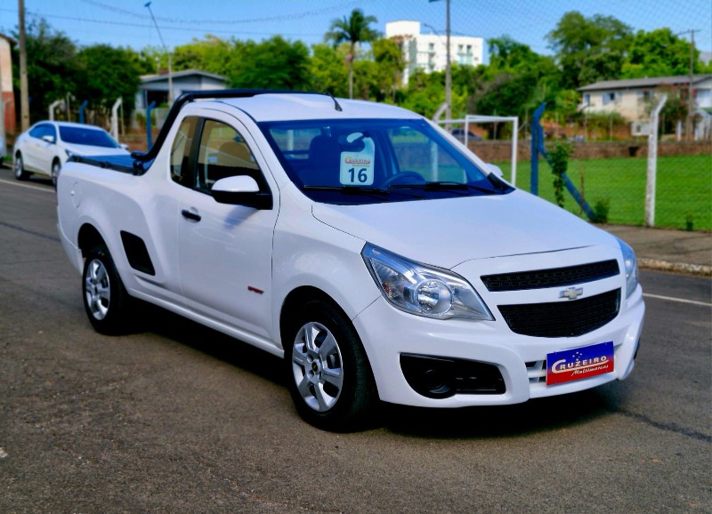 CHEVROLET MONTANA LS 1.4 ECONOFLEX 8V 2P 2016/2016 CRUZEIRO MULTIMARCAS CRUZEIRO DO SUL / Carros no Vale