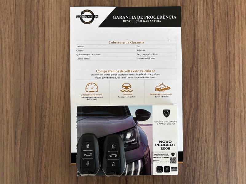 PEUGEOT 2008 1.0 TURBO 200 FLEX ALLURE CVT 2025/2025 DUARTE VEÍCULOS PORTO ALEGRE / Carros no Vale