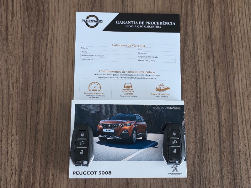 PEUGEOT 3008 1.6 16V GRIFFE PACK TURBO 2020 2019/2020 DUARTE VEÍCULOS PORTO ALEGRE / Carros no Vale