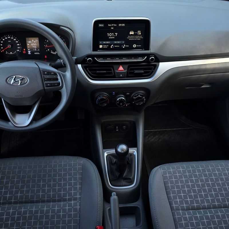 Hyundai HB20S Comfort Plus 1.0 12V Mec. 2024/2025 AUTO NÍVEL VEÍCULOS SANTA CRUZ DO SUL / Carros no Vale