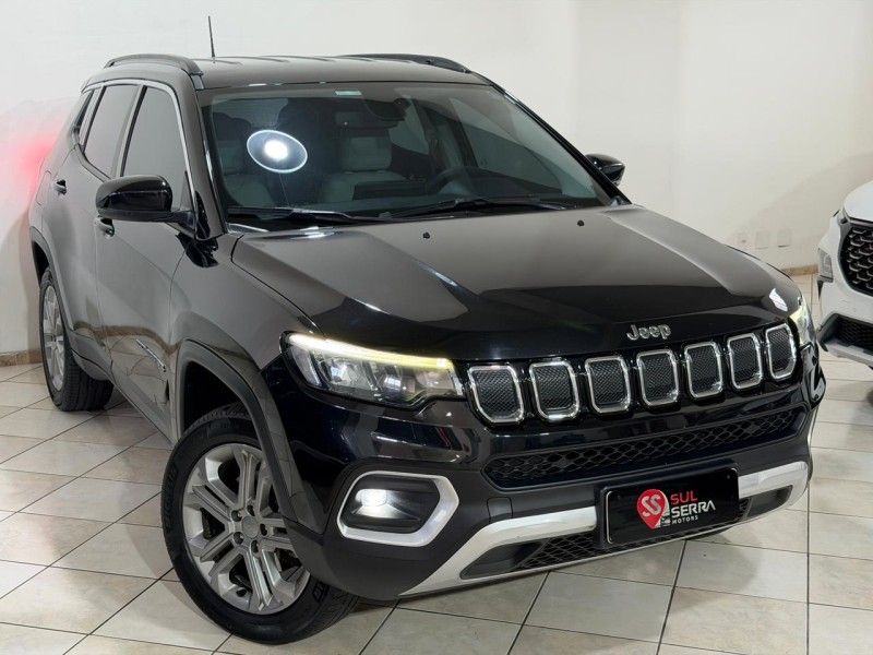 JEEP COMPASS 2.0 16V LONGITUDE 4X4 2021/2022 SUL SERRA MOTORS CAXIAS DO SUL / Carros no Vale