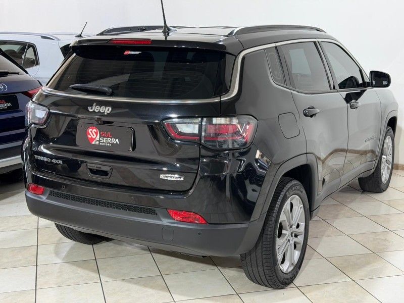 JEEP COMPASS 2.0 16V LONGITUDE 4X4 2021/2022 SUL SERRA MOTORS CAXIAS DO SUL / Carros no Vale