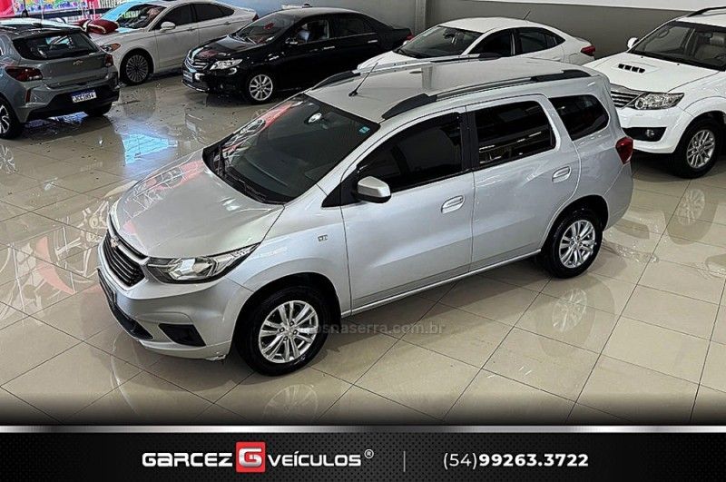 CHEVROLET SPIN 1.8 LT 8V 2018/2019 GARCEZ VEÍCULOS BENTO GONÇALVES / Carros no Vale