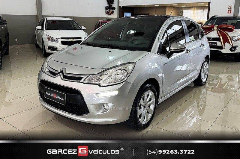 CITROËN C3 1.5 EXCLUSIVE 8V 2014/2015 GARCEZ VEÍCULOS BENTO GONÇALVES / Carros no Vale