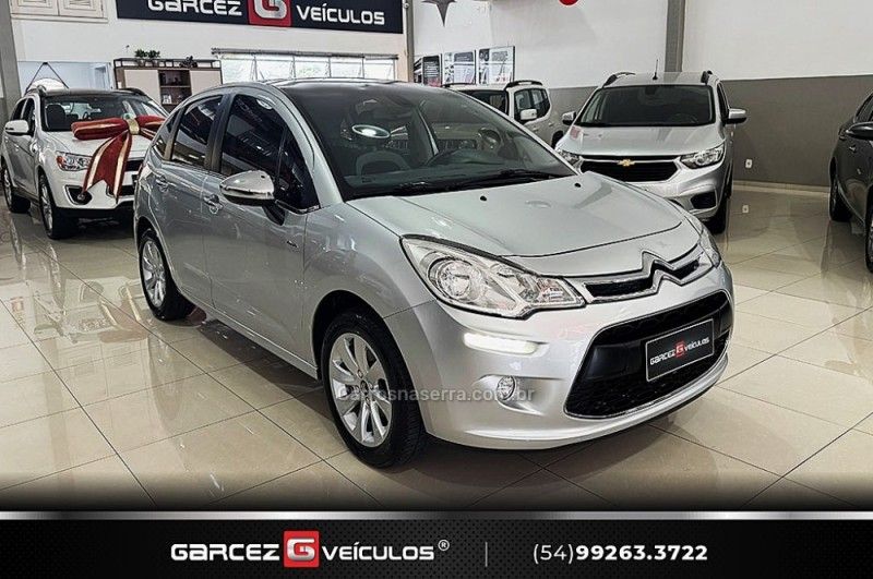 CITROËN C3 1.5 EXCLUSIVE 8V 2014/2015 GARCEZ VEÍCULOS BENTO GONÇALVES / Carros no Vale