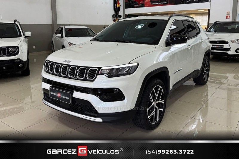 JEEP COMPASS 1.3 LONGITUDE T270 16V TURBO 2025/2026 GARCEZ VEÍCULOS BENTO GONÇALVES / Carros no Vale
