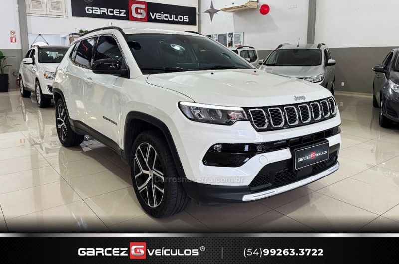 JEEP COMPASS 1.3 LONGITUDE T270 16V TURBO 2025/2026 GARCEZ VEÍCULOS BENTO GONÇALVES / Carros no Vale