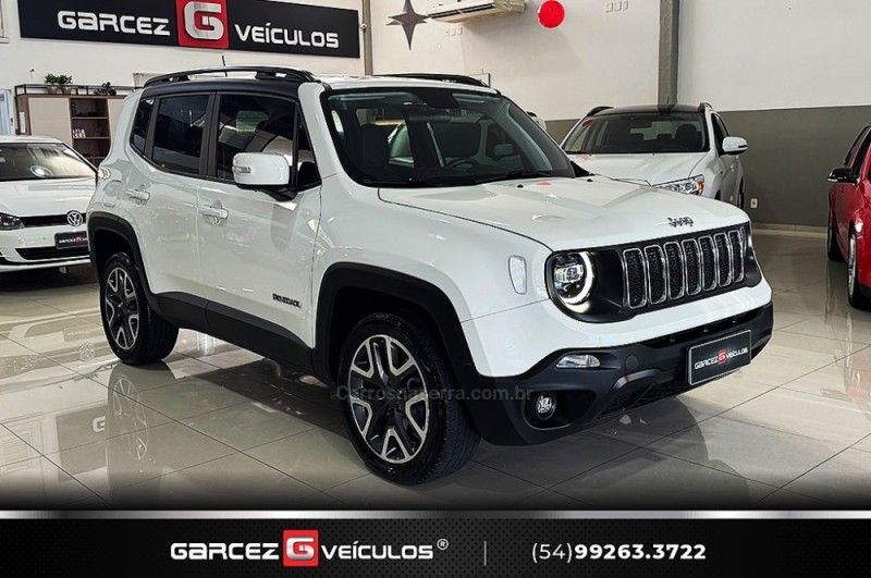 JEEP RENEGADE 2.0 16V TURBO LONGITUDE 4X4 2020/2020 GARCEZ VEÍCULOS BENTO GONÇALVES / Carros no Vale