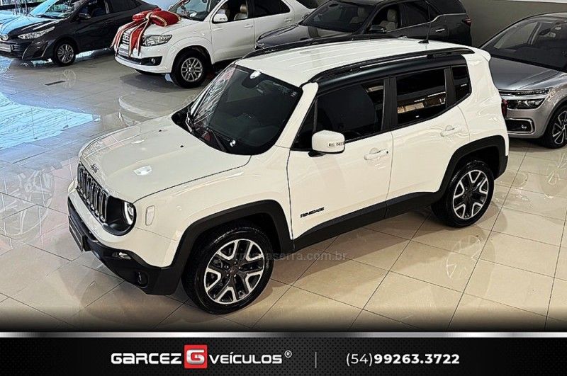 JEEP RENEGADE 2.0 16V TURBO LONGITUDE 4X4 2020/2020 GARCEZ VEÍCULOS BENTO GONÇALVES / Carros no Vale