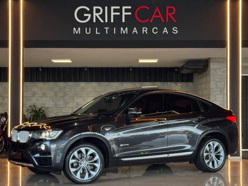 BMW X4 2.0 XDRIVE 30I M SPORT TURBO 2018/2018 GRIFFCAR MULTIMARCAS DOIS IRMÃOS / Carros no Vale