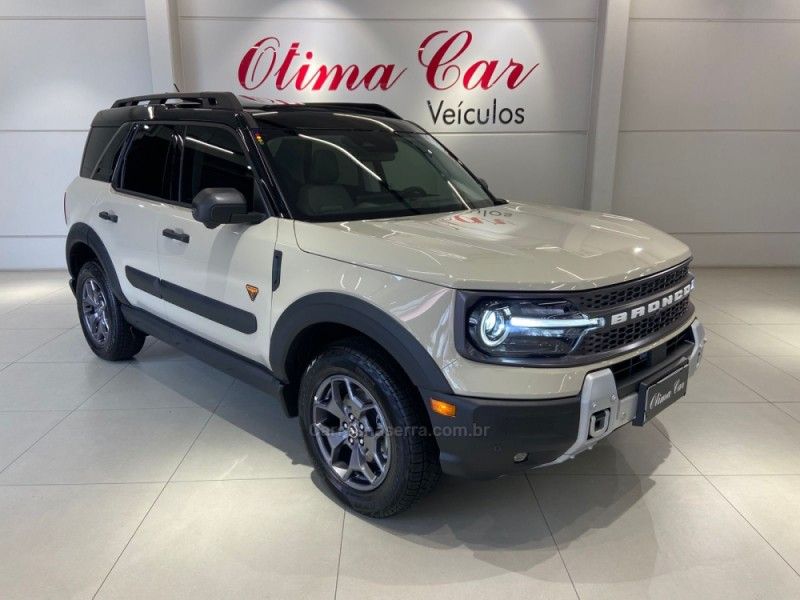 FORD BRONCO 2.0 SPORT BADLANDS 16V 2025/2025 ÓTIMA CAR FLORES DA CUNHA / Carros no Vale