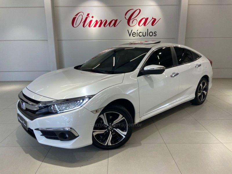 HONDA CIVIC 1.5 16V TOURING TURBO 2018/2018 ÓTIMA CAR FLORES DA CUNHA / Carros no Vale