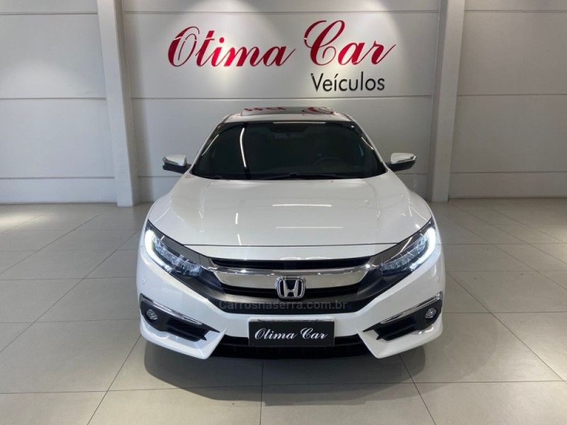 HONDA CIVIC 1.5 16V TOURING TURBO 2018/2018 ÓTIMA CAR FLORES DA CUNHA / Carros no Vale