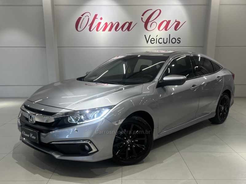 HONDA CIVIC 2.0 16V FLEXONE EXL CVT 2020/2020 ÓTIMA CAR FLORES DA CUNHA / Carros no Vale