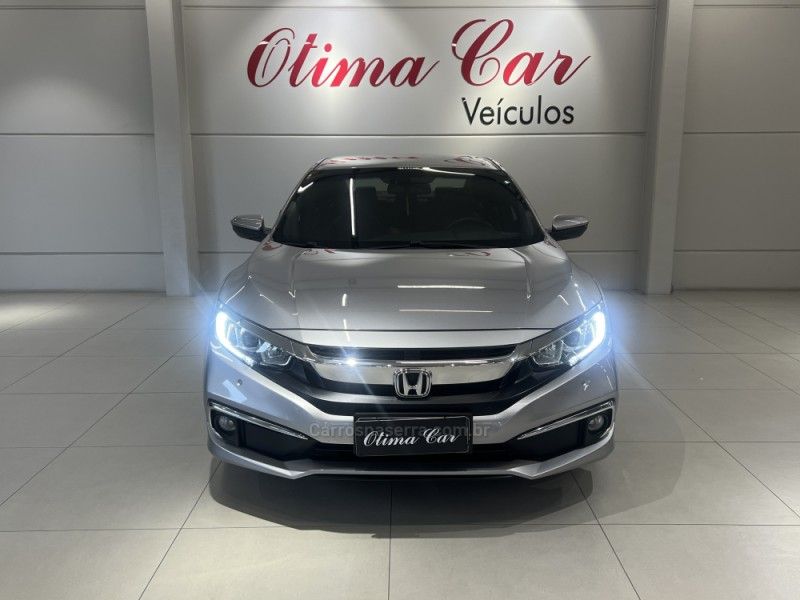HONDA CIVIC 2.0 16V FLEXONE EXL CVT 2020/2020 ÓTIMA CAR FLORES DA CUNHA / Carros no Vale