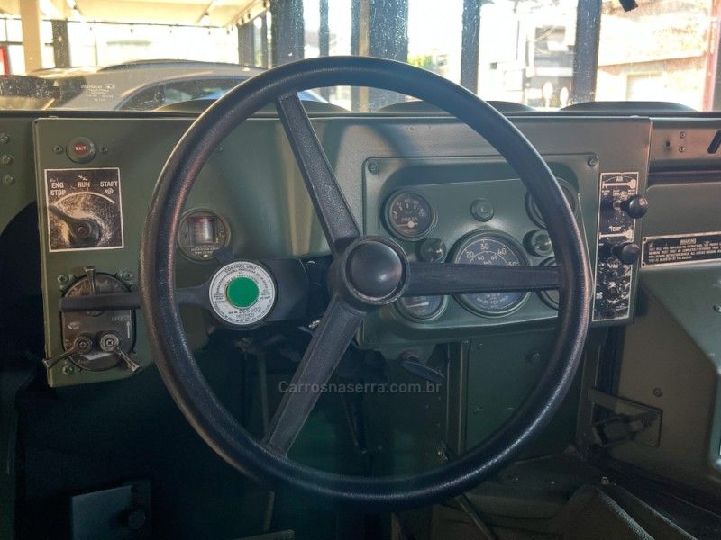 HUMMER AM 6.2 4X4 OPEN TOP TURBO 16V 1986/1986 ÓTIMA CAR FLORES DA CUNHA / Carros no Vale