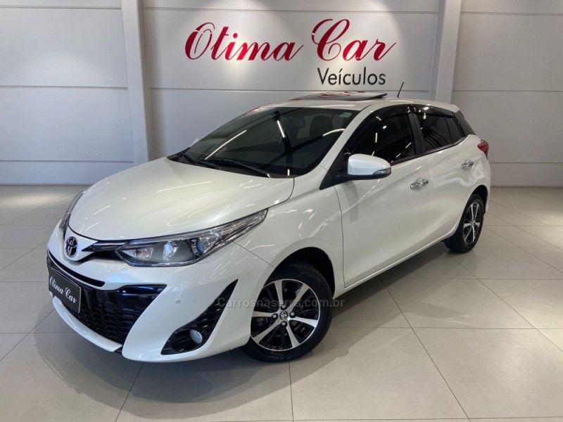 TOYOTA YARIS 1.5 XLS CONNECT 16V 2019/2020 ÓTIMA CAR FLORES DA CUNHA / Carros no Vale