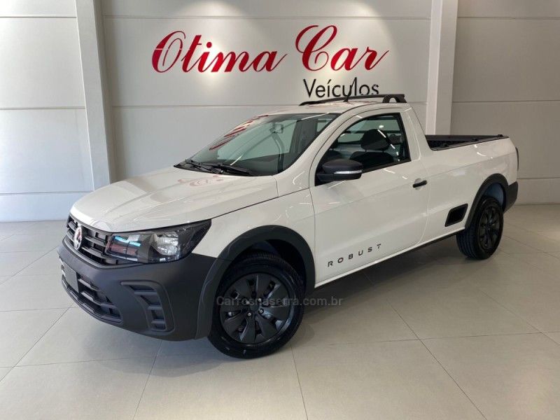 VOLKSWAGEN SAVEIRO 1.6 MSI ROBUST CS 8V 2026/2026 ÓTIMA CAR FLORES DA CUNHA / Carros no Vale