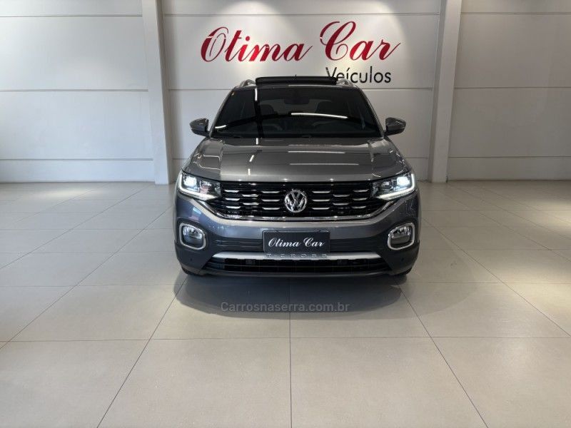 VOLKSWAGEN T-CROSS 1.4 HIGHLINE TSI 16V 2019/2020 ÓTIMA CAR FLORES DA CUNHA / Carros no Vale