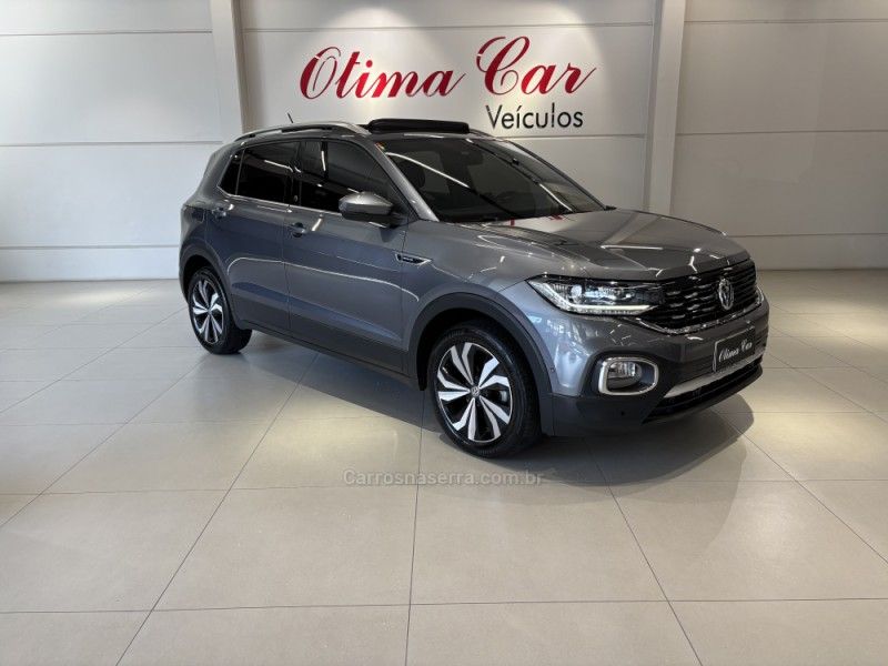 VOLKSWAGEN T-CROSS 1.4 HIGHLINE TSI 16V 2019/2020 ÓTIMA CAR FLORES DA CUNHA / Carros no Vale