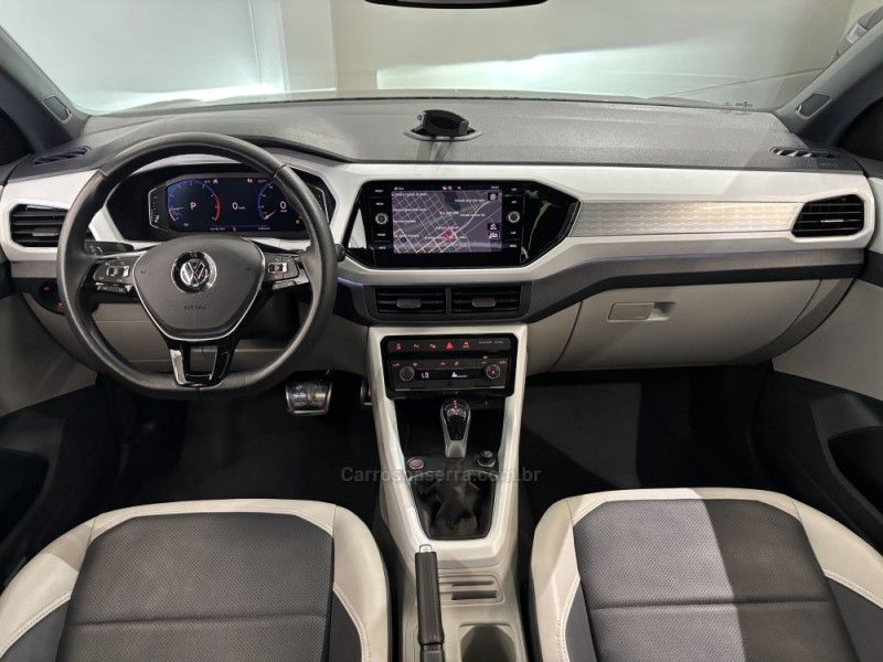 VOLKSWAGEN T-CROSS 1.4 HIGHLINE TSI 16V 2019/2020 ÓTIMA CAR FLORES DA CUNHA / Carros no Vale