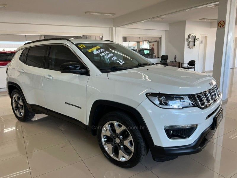 JEEP COMPASS 2.0 16V LONGITUDE 2019/2019 CIMIRRO AUTOMÓVEIS TAQUARA / Carros no Vale