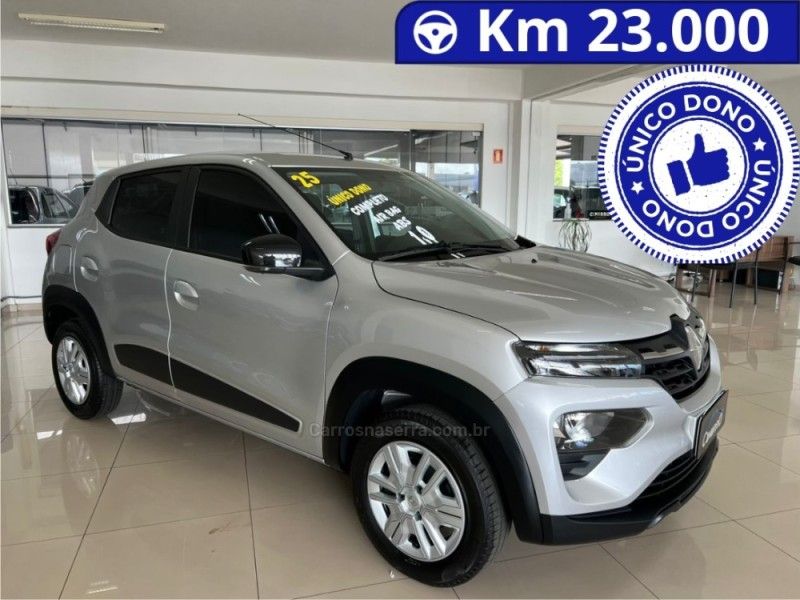 RENAULT KWID 1.0 12V SCE INTENSE 2024/2025 CIMIRRO AUTOMÓVEIS TAQUARA / Carros no Vale