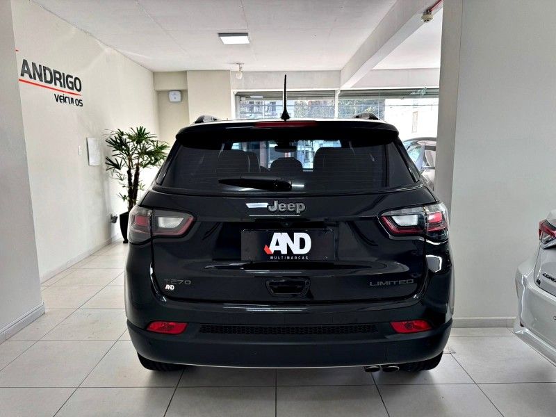 JEEP COMPASS 1.3 LIMITED T270 16V TURBO 2021/2022 ANDRIGO VEÍCULOS CAXIAS DO SUL / Carros no Vale
