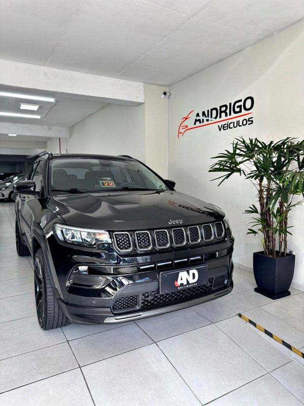JEEP COMPASS 1.3 LIMITED T270 16V TURBO 2021/2022 ANDRIGO VEÍCULOS CAXIAS DO SUL / Carros no Vale