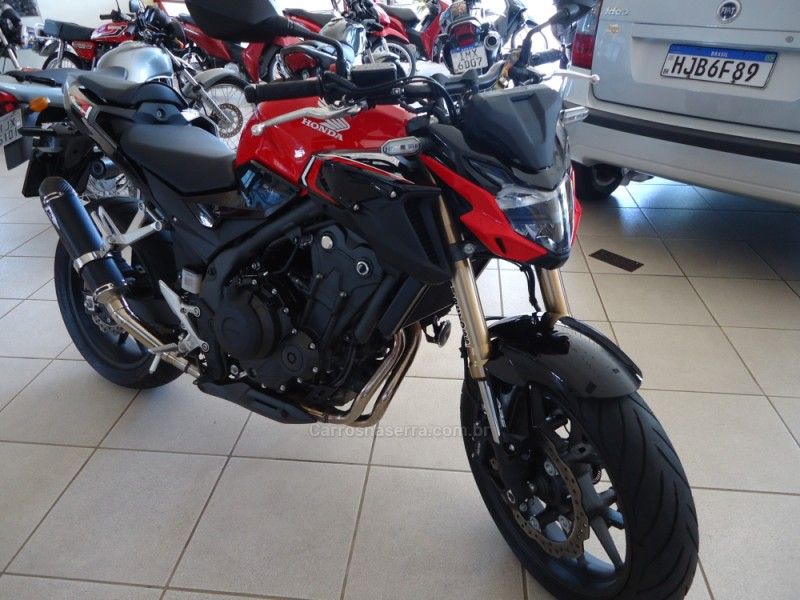 Honda Motos CB 500F ABS 2024/2024 BOURSCHEID CARROS E MOTOS SANTA CLARA DO SUL / Carros no Vale