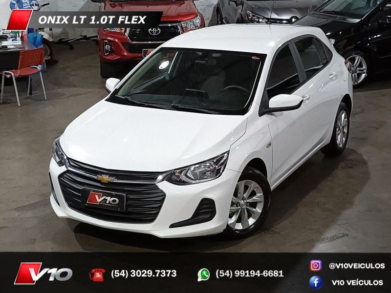 CHEVROLET ONIX 1.0 LT 12V TURBO 2022/2023 V10 VEÍCULOS CAXIAS DO SUL / Carros no Vale