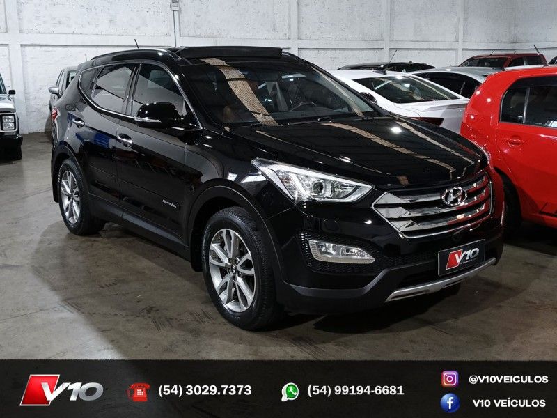HYUNDAI SANTA FÉ 3.3 MPFI 4X4 7 LUGARES V6 270CV 2014/2015 V10 VEÍCULOS CAXIAS DO SUL / Carros no Vale HYUNDAI SANTA FÉ 3.3 MPFI 4X4 7 LUGARES V6 270CV 2014/2015 V10 VEÍCULOS CAXIAS DO SUL / Carros no Vale
