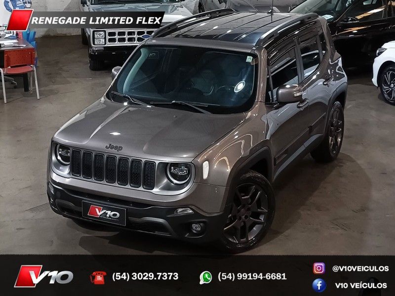 JEEP RENEGADE 1.8 16V LIMITED 2018/2019 V10 VEÍCULOS CAXIAS DO SUL / Carros no Vale