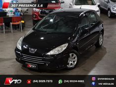 PEUGEOT 307 1.6 PRESENCE 16V 2007/2008 V10 VEÍCULOS CAXIAS DO SUL / Carros no Vale
