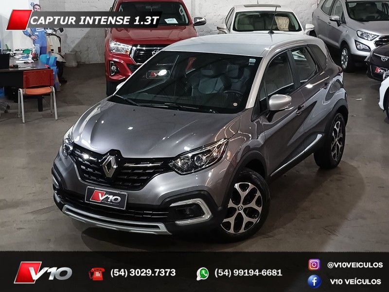 RENAULT CAPTUR 1.3 INTENSE TURBO 16V 2021/2022 V10 VEÍCULOS CAXIAS DO SUL / Carros no Vale