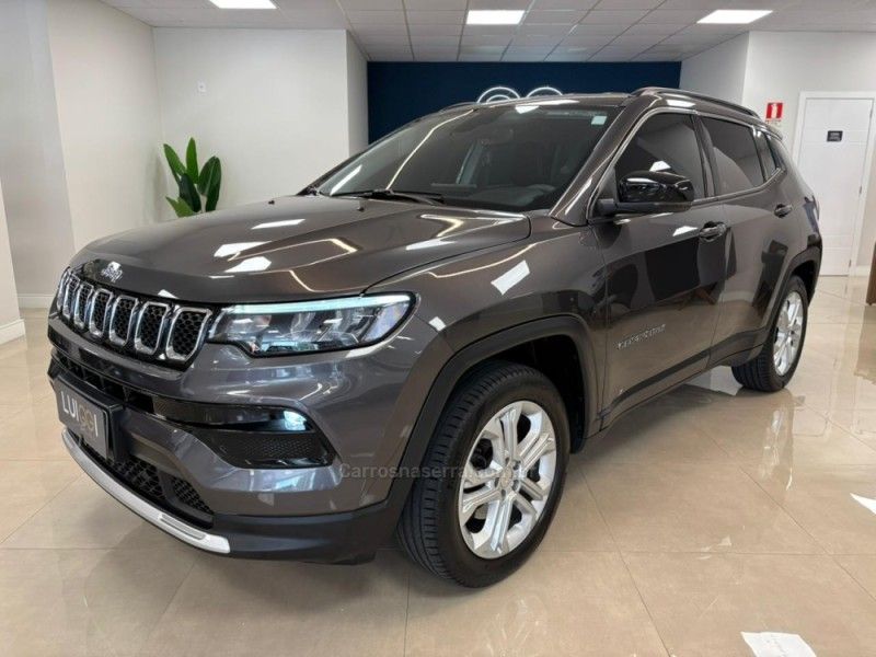 JEEP COMPASS 1.3 LONGITUDE T270 16V TURBO 4X2 2022/2022 LUIGGI AUTOMÓVEIS CARLOS BARBOSA / Carros no Vale