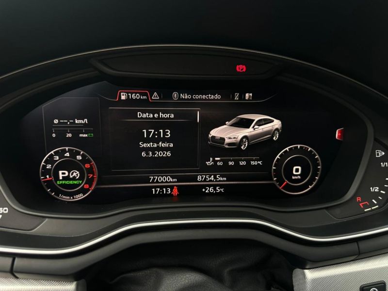 Audi A5 Ambiente Sportb 2.0 TFSI S Tonic 2018/2018 CONCEPT MOTORS PASSO FUNDO / Carros no Vale