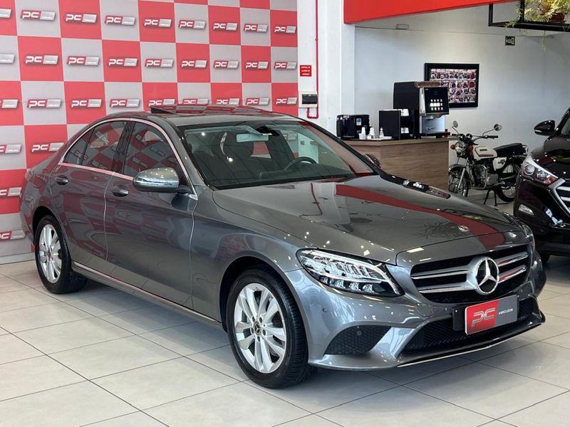 Mercedes-Benz C-200 1.5 TB 16V 183cv (Híbrido) 2018/2019 PC VEÍCULOS SANTA CRUZ DO SUL / Carros no Vale