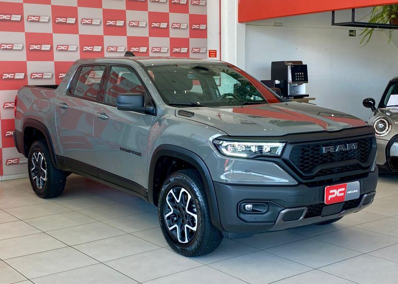 RAM RAMPAGE REBEL 2.0 TB CD 4X4 2023/2024 PC VEÍCULOS SANTA CRUZ DO SUL / Carros no Vale