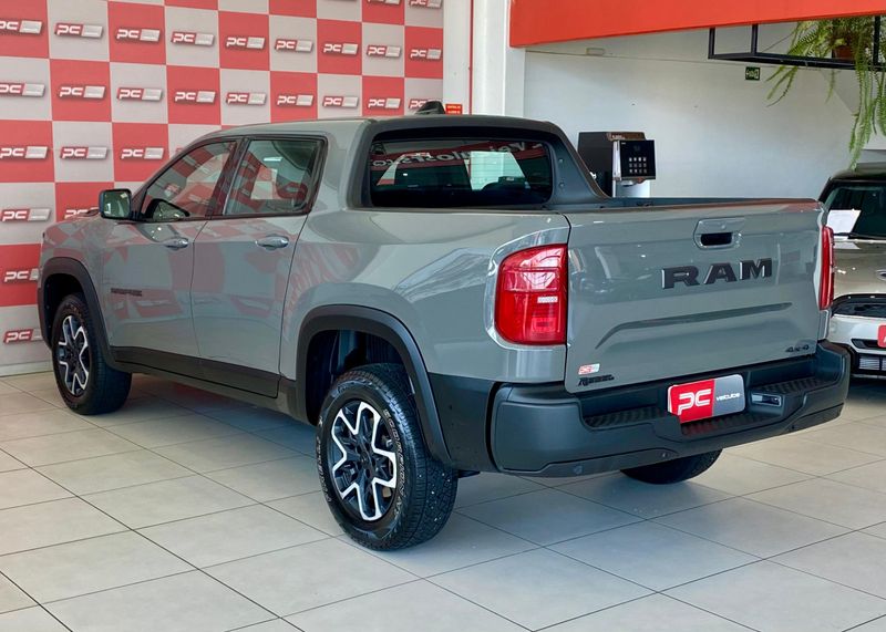 RAM RAMPAGE REBEL 2.0 TB CD 4X4 2023/2024 PC VEÍCULOS SANTA CRUZ DO SUL / Carros no Vale