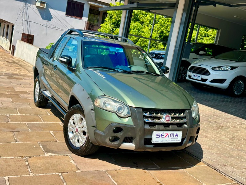 FIAT STRADA ADVENTURE 1.8 LOCKER CE 2009/2010 SÉTIMA VEÍCULOS GUAPORÉ / Carros no Vale